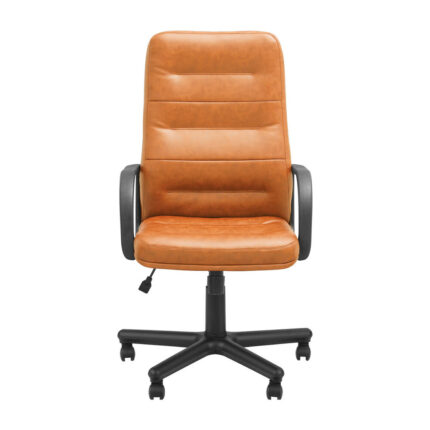 Scaun directorial Expert, piele ecologica, brun deschis